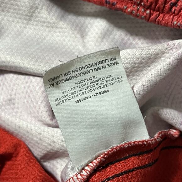 Nike Basketball Shorts Mens L Red Lebron James Geometric Training Drawstring - Picture 12 of 14